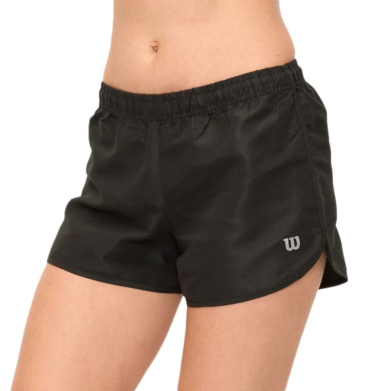 WILSON - Short Wilson Microfibra Dama Negro