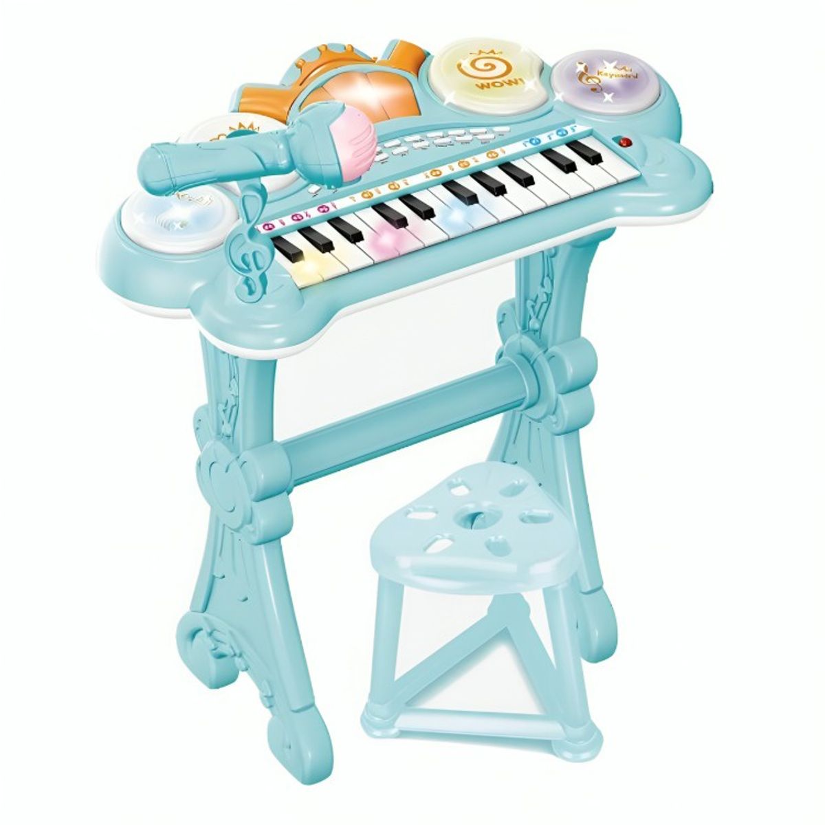 OEM - Teclado Electrónico Piano Para Niños Musical Con Micrófono
