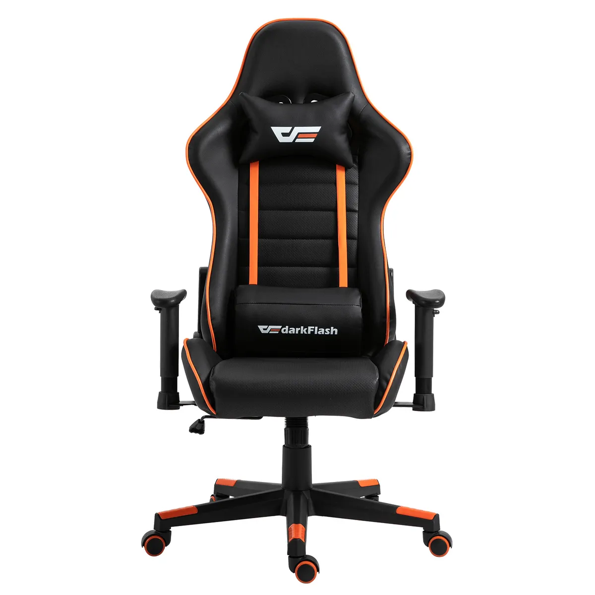 GENERICO - Silla Gamer Profesional Darkflash RC350 Reclinable 160° - Naranja