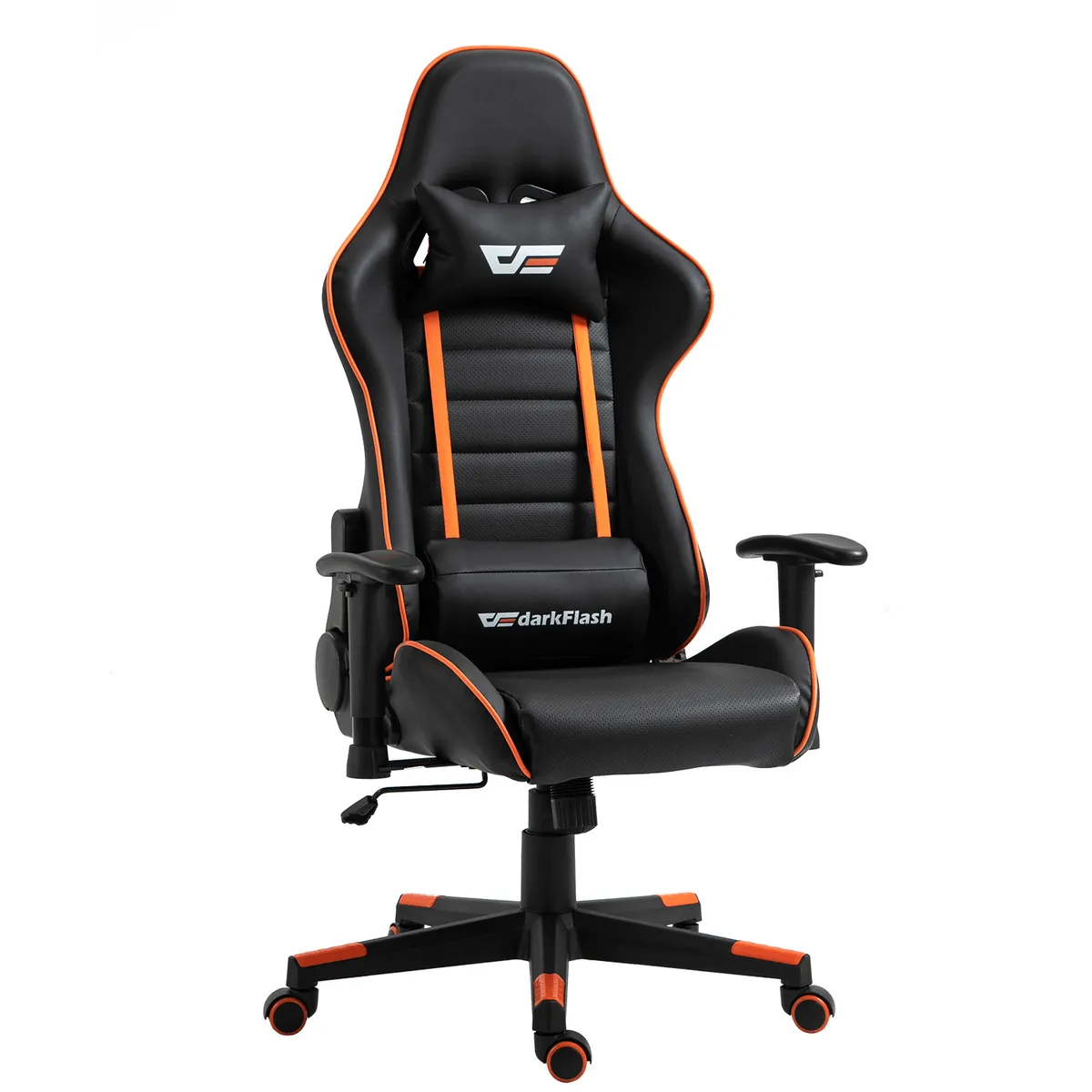 GENERICO - Silla Gamer Profesional Darkflash RC350 Reclinable 160° - Naranja