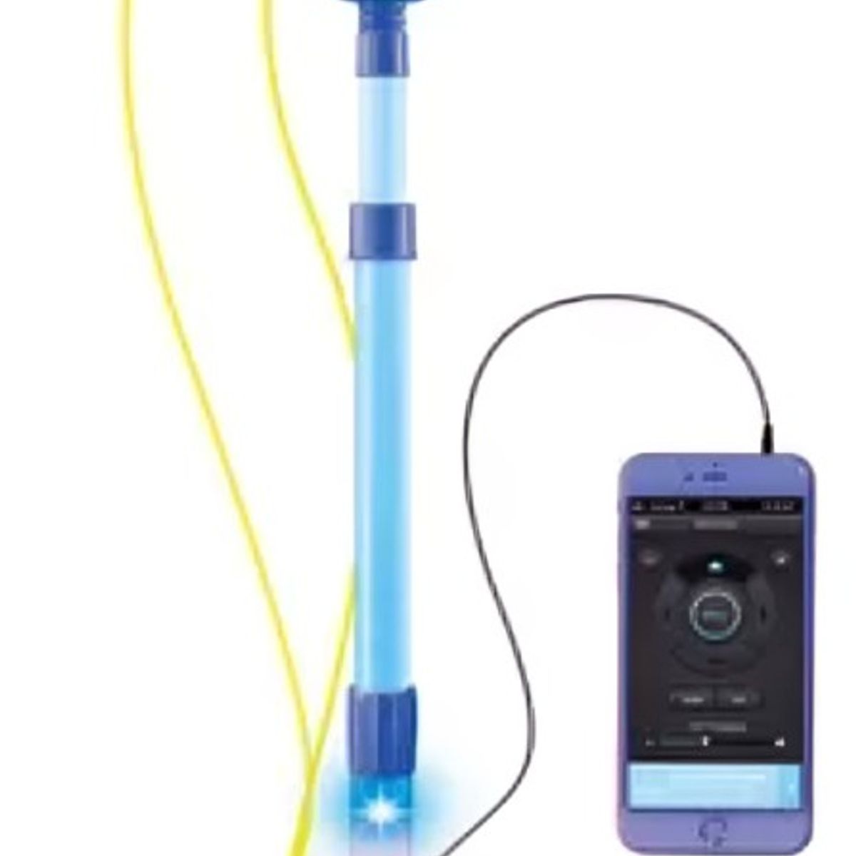 OEM - Microfono doble azul 21CM