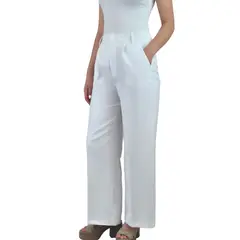 MPROPIA - Pantalón Sastrero Mujer Vestir Semi Formal Casual Tiro Alto 056