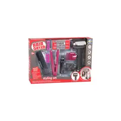 GENERICO - Set De Peluqueria Juego Simulacion Para Niñas Juguete 9pzs