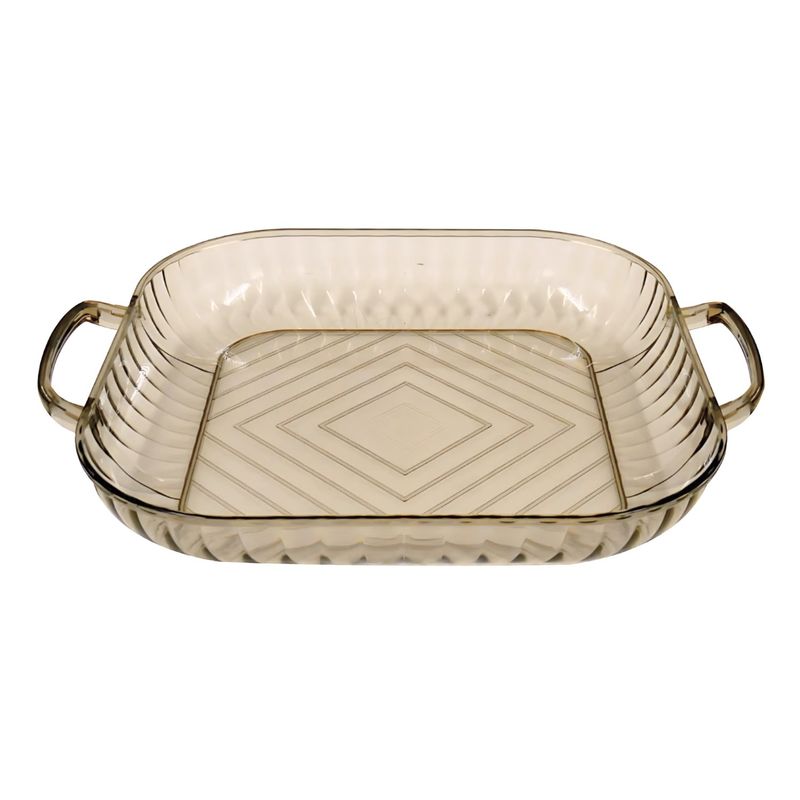 GENERICO - Bandeja Acrílica con Asas - 29 x 29,5 cm