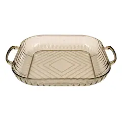 GENERICO - Bandeja Acrílica con Asas - 29 x 29,5 cm