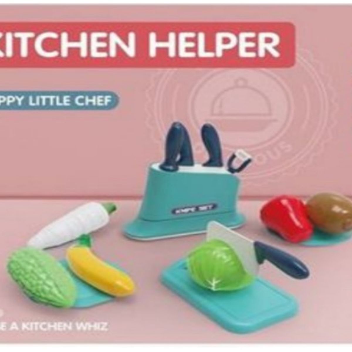 GENERICO - Set De Cocina Mini Maleta 25 Piezas