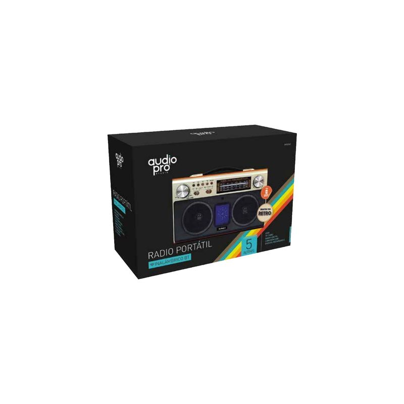 AUDIOPRO - Radio Back To Retro Bluetooth 5w Portátil - SC