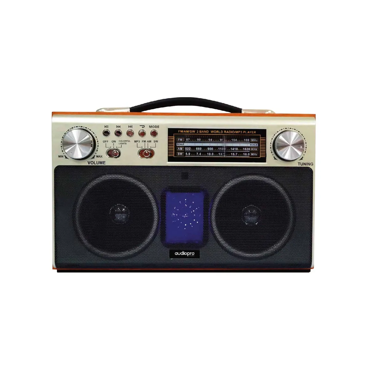 AUDIOPRO - Radio Back To Retro Bluetooth 5w Portátil - SC