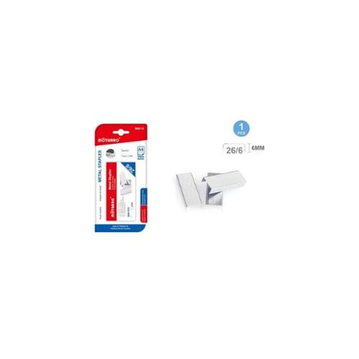 GENERICO - Corchete De Engrapadora 26/6 6 Mm