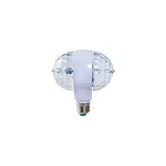 DBLUE - Luz Ampolleta Fiesta Giratoria Doble Color Rgb - SC
