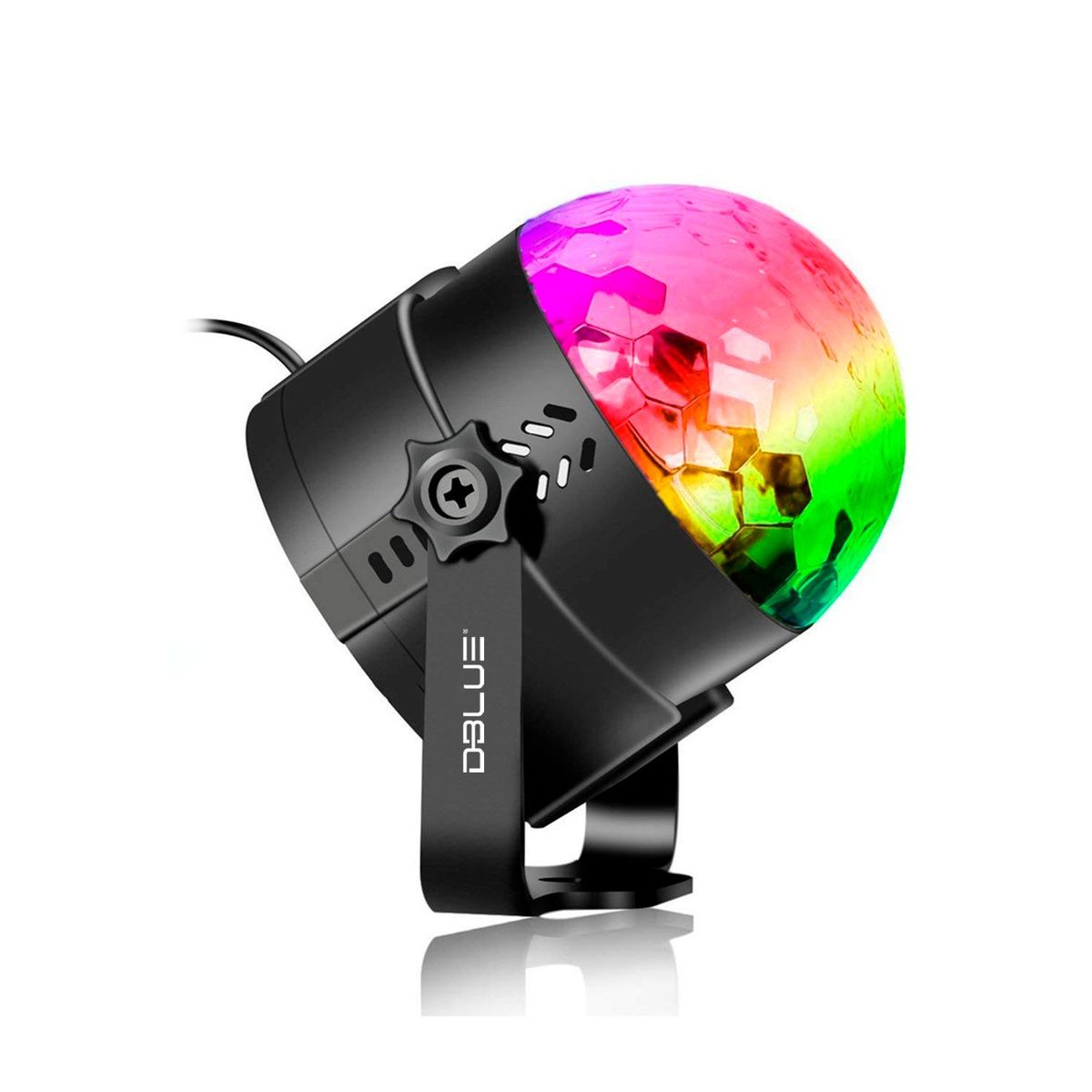 DBLUE - Luz Bola Led Giratoria Fiesta Multicolor Con Control - SC