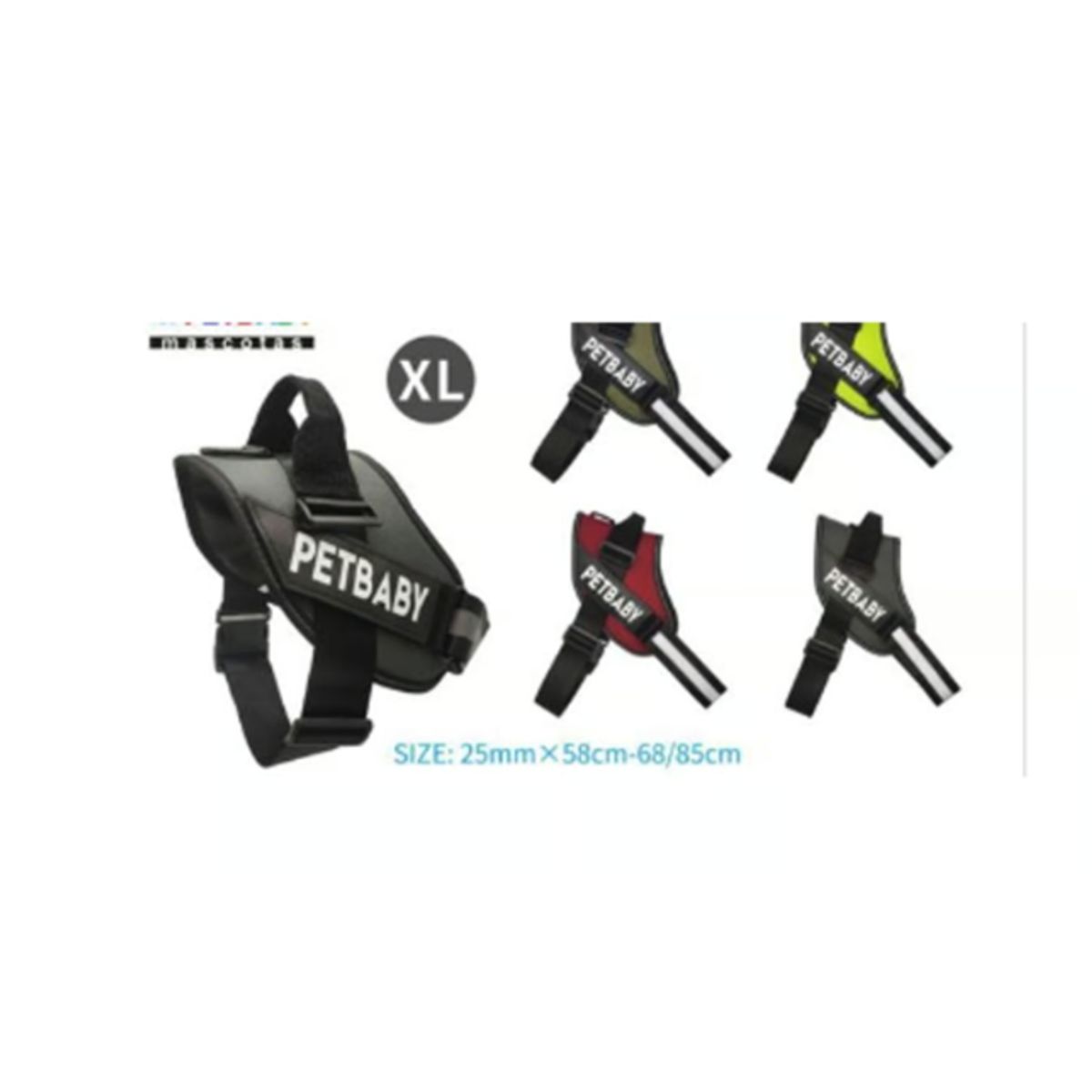 GENERICO - Arnes Pechera Para Perro Talla XL Color Rojo