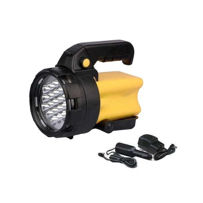 DBLUE - Linterna 19 Led Busca Caminos Con Foco 28 Lúmenes - SC