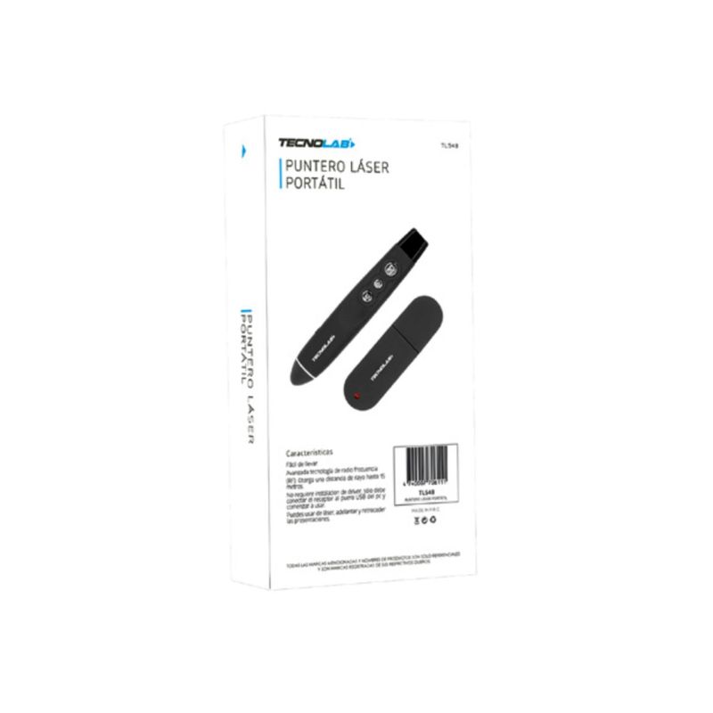 TECNOLAB - Puntero Control Diapositiva Inalámbrico Con Laser - SC
