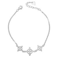 Pulsera Triple Nudo De Brujas Plata Fina proteccion amuleto