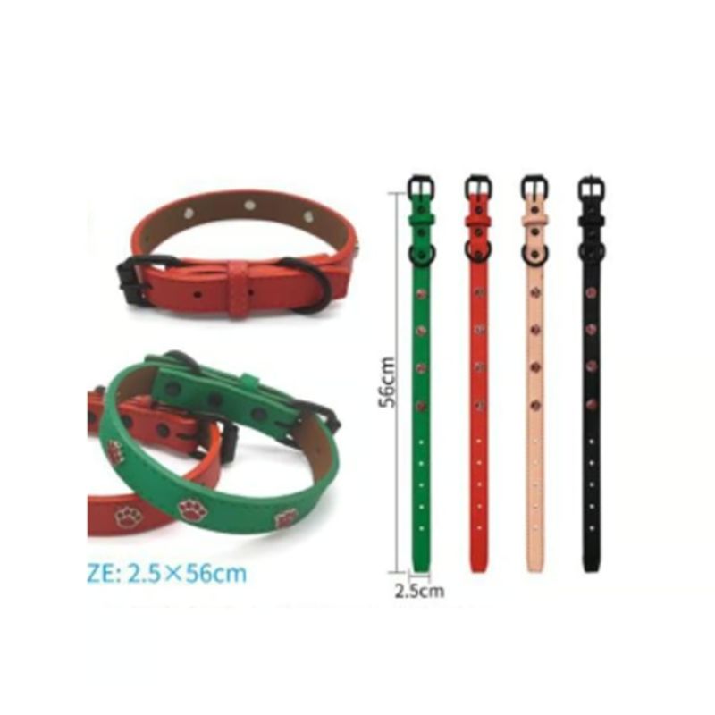 GENERICO - Collar Para Perro Color Negro Con Diseño 56cm