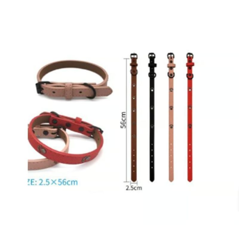 GENERICO - Collar Para Perro Color Negro Con Diseño 56cm
