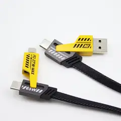 GENERICO - Cable USB tipo C lightining carga rapida 4 en 1