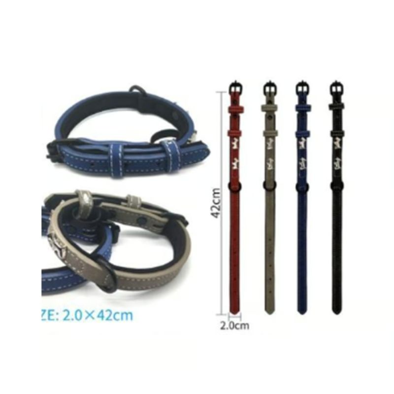 GENERICO - Collar Para Perro Color Negro Con Diseño 42cm