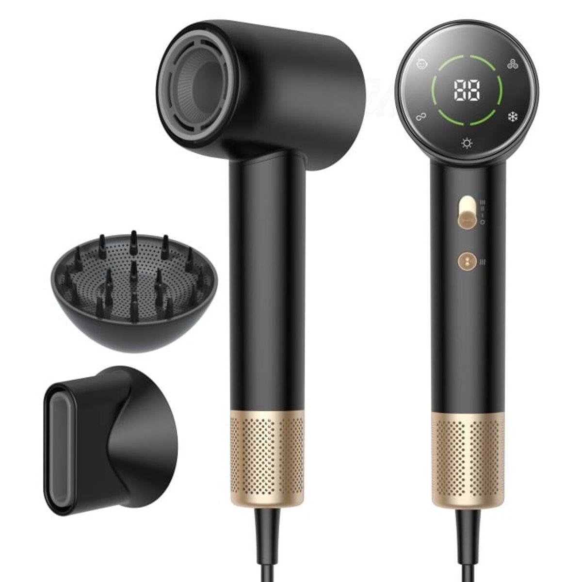 ONLYOU - Secador digital silencioso con modo bebe supersonico ONLYOU WT644