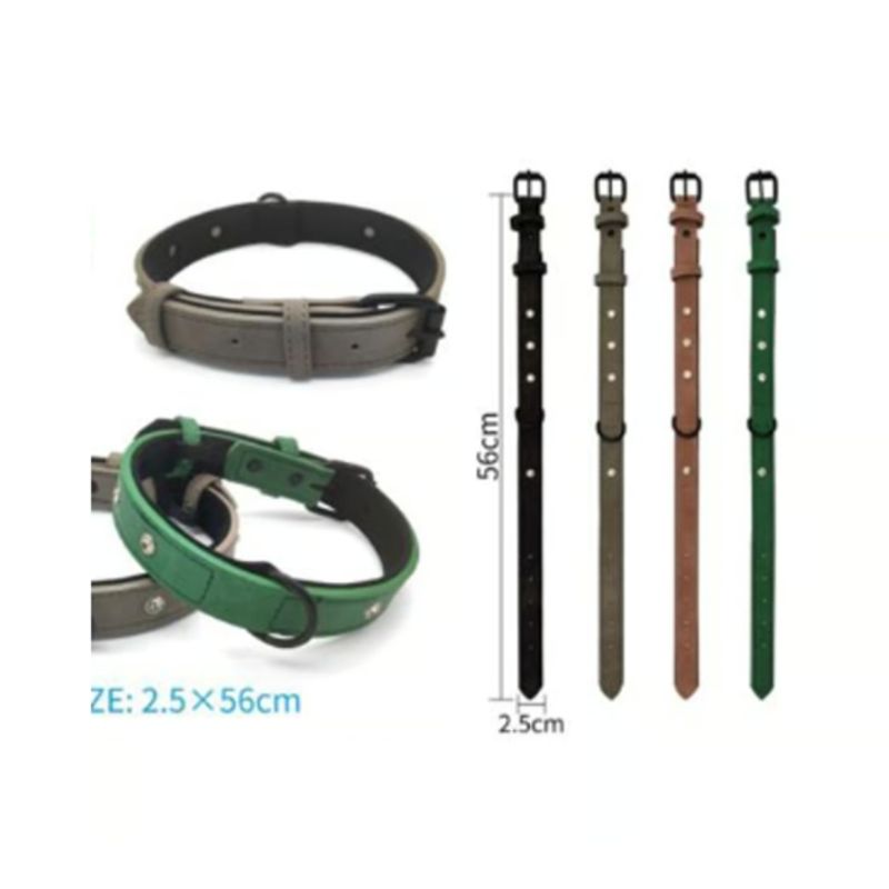 GENERICO - Collar Para Perro Color Verde Con Diseño 56cm