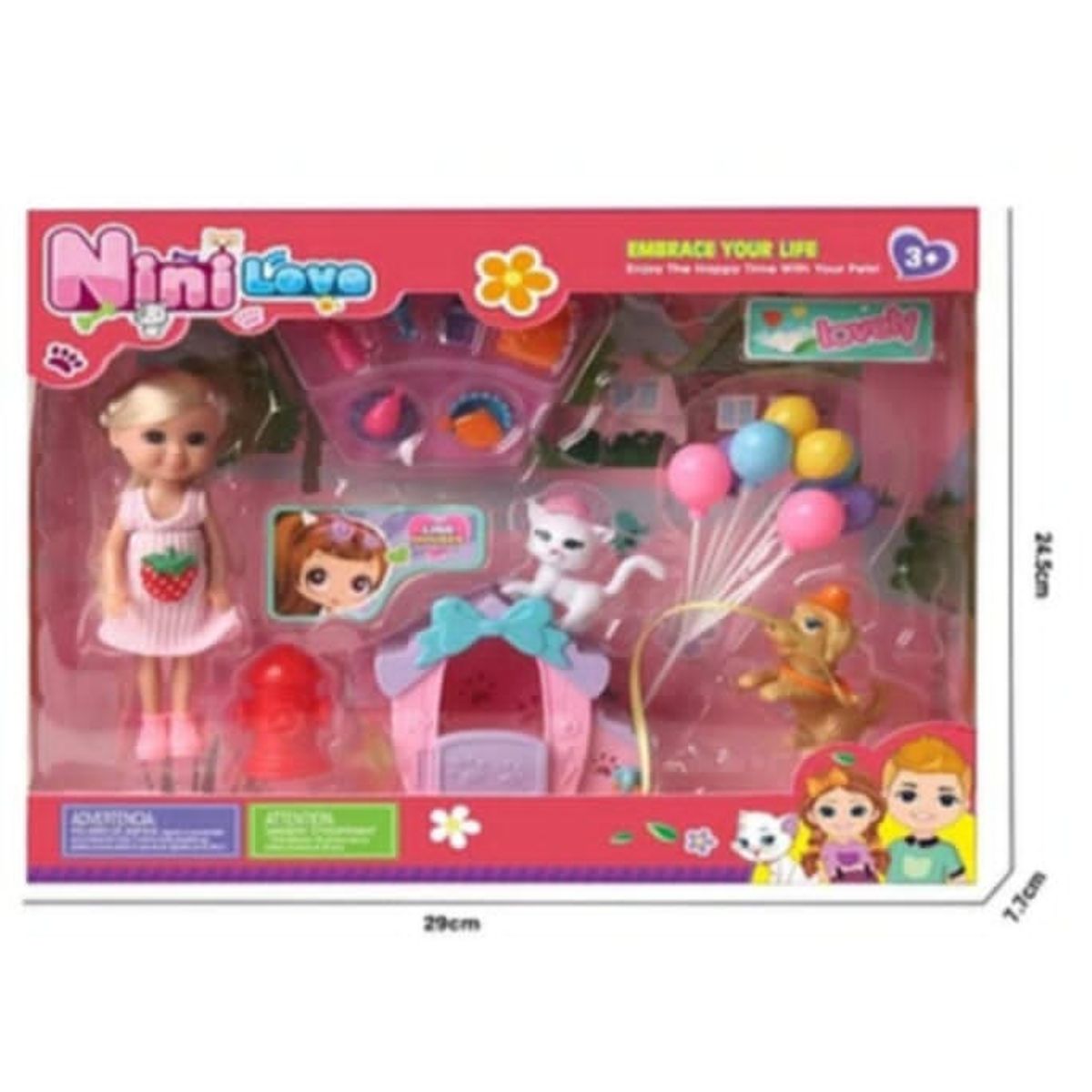 GENERICO - Juguete muñeca con accesorios