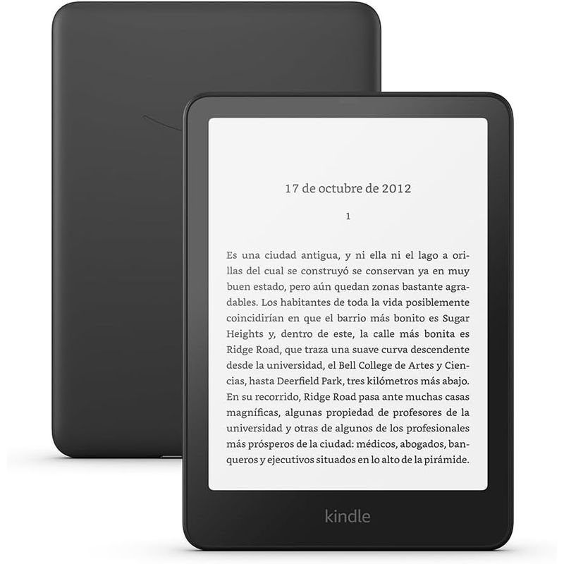 KINDLE - Nuevo Kindle Paperwhite 7.0 16gb Negro 12va Gen 2025 Funda Negra