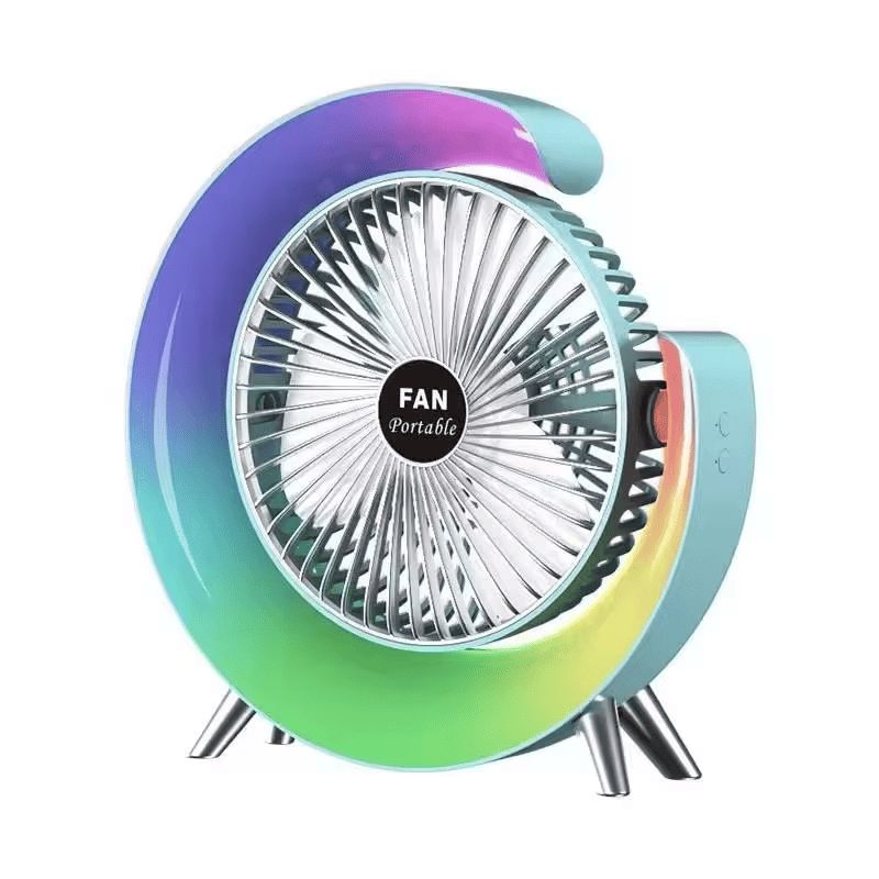 IRM - Mini Ventilador Mesa Escritorio Portatil Silencioso Oficina
