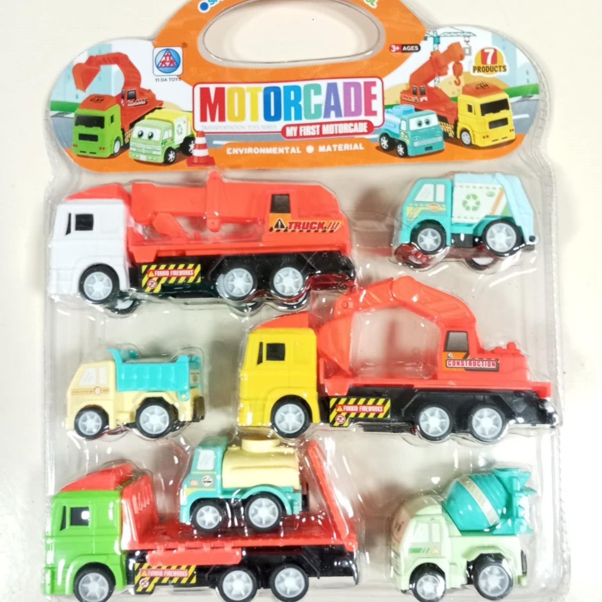 GENERICO - Set juguete mini autos y camiones