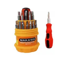 MAKAWA - Set Destornillador Relojero con 31 Puntas Intercambiables