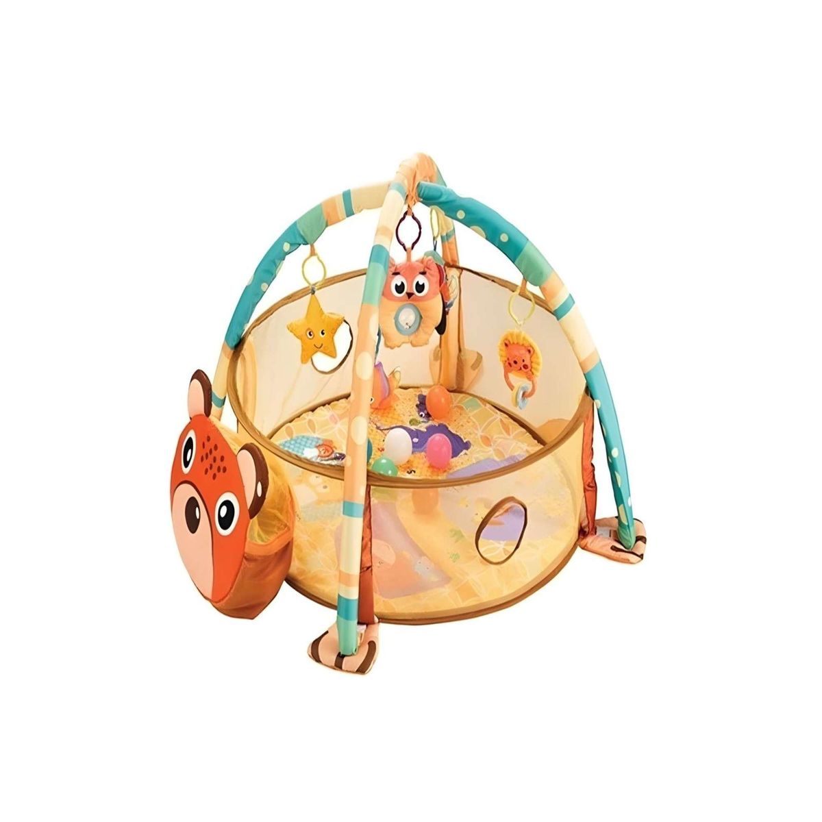 GENERICO - Gimnasio Tapete Y Corral Juguete Para Bebe Con 20 Pelotas