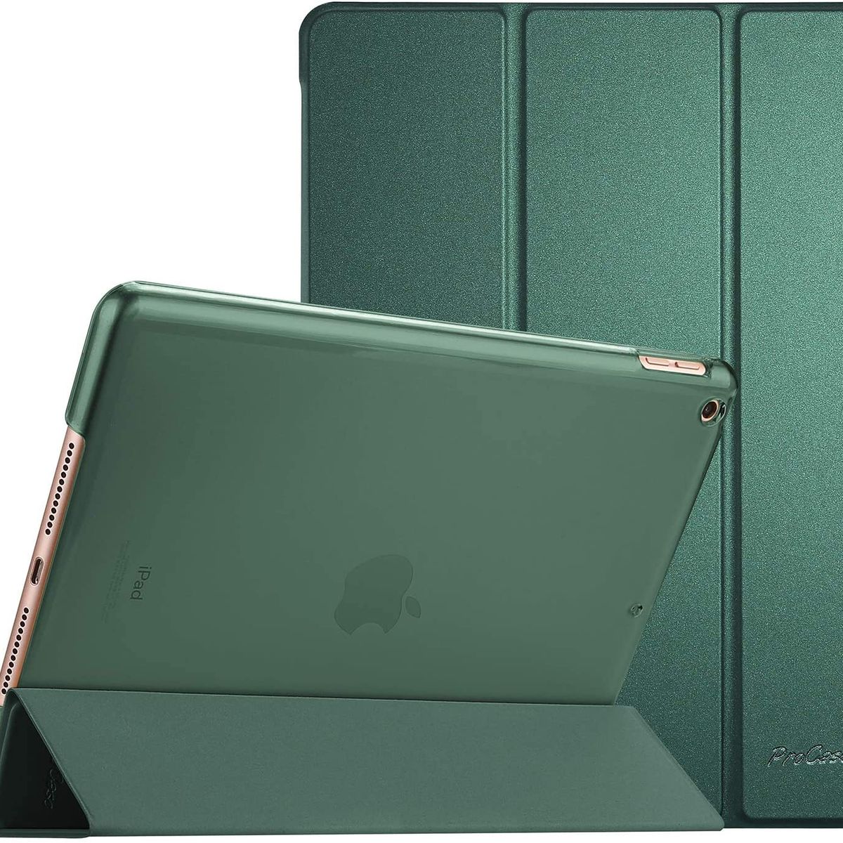 GENERICO - Carcasa delgada iPad 10.2" 7A 8A Y 9A GEN 2019 al 2021 COLOR VERDE