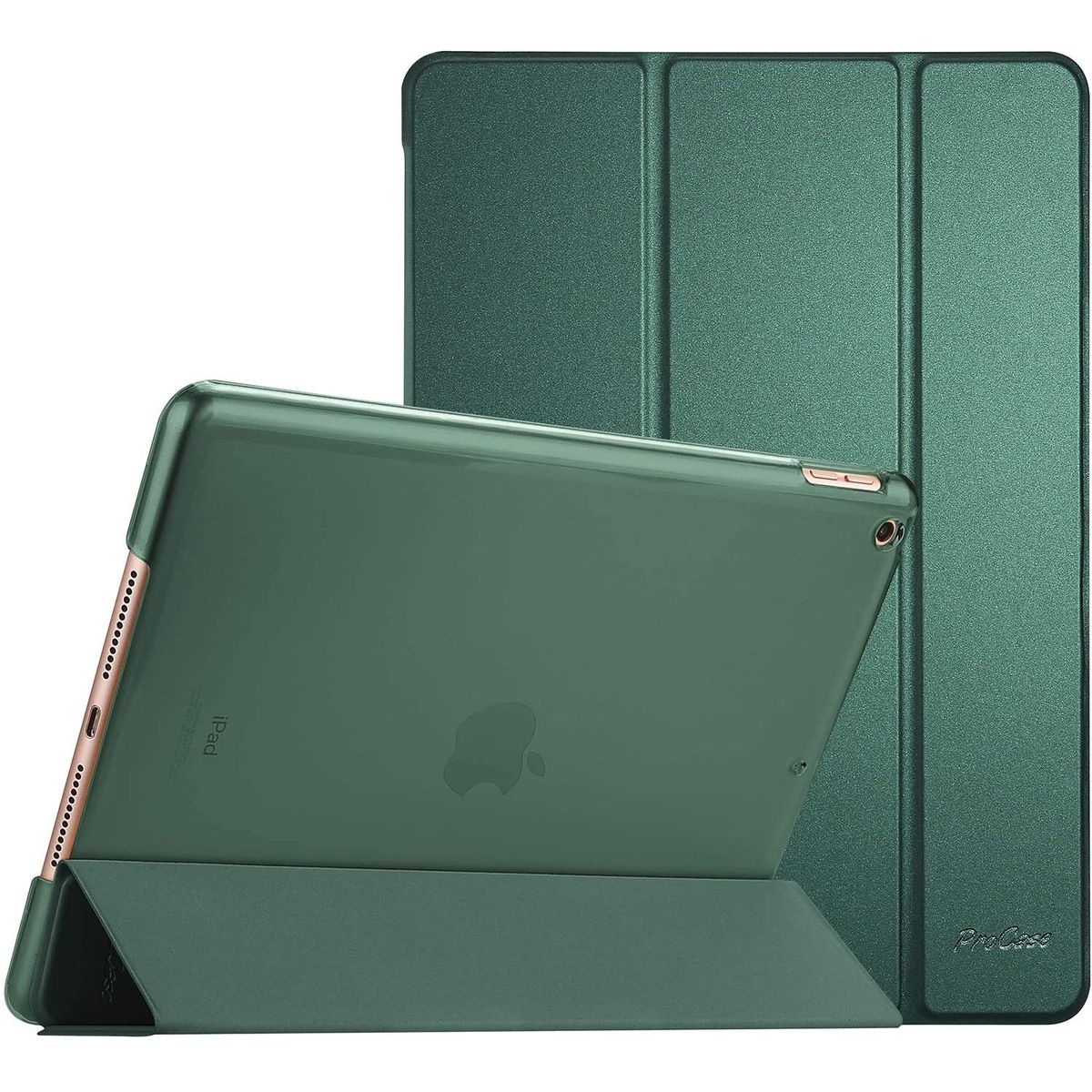GENERICO - Carcasa delgada iPad 10.2" 7A 8A Y 9A GEN 2019 al 2021 COLOR VERDE
