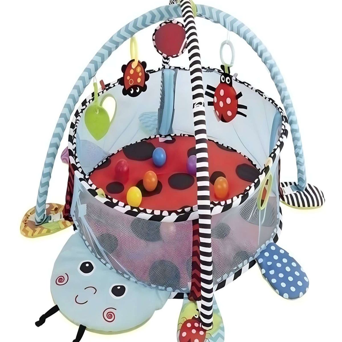 GENERICO - Gimnasio Tapete Y Corral Juguete Para Bebe Con 20 Pelotas