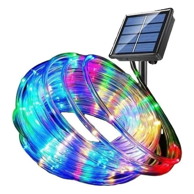 GENERICO - Manguera Led Solar Multicolor 1O Metros