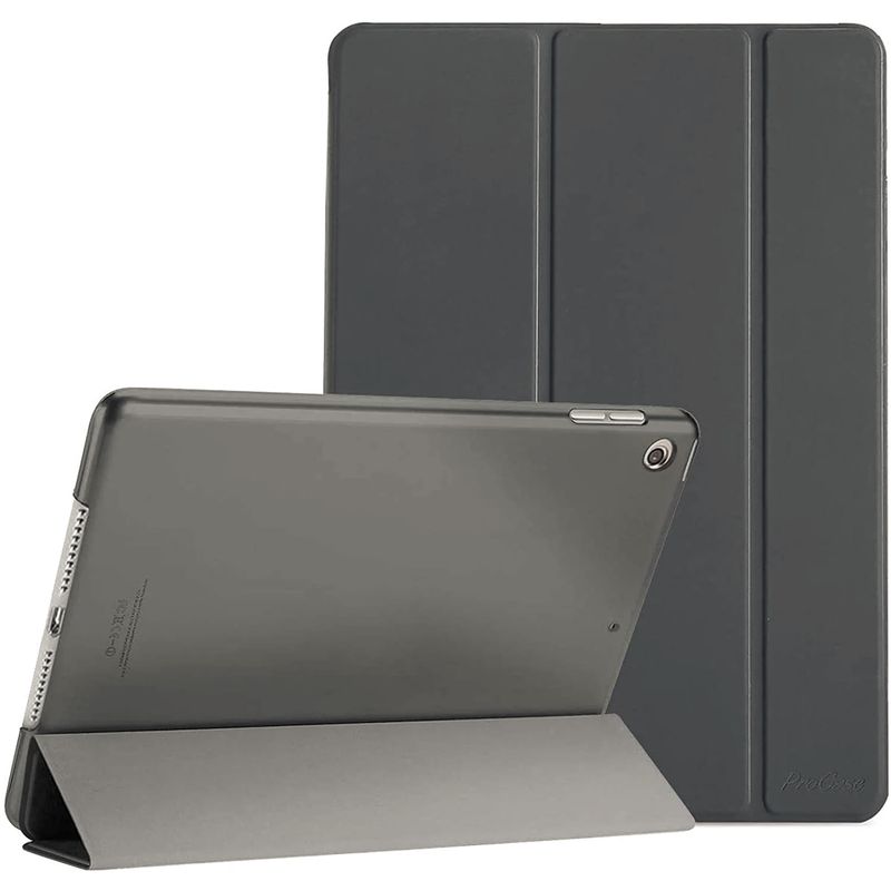 GENERICO - Carcasa delgada iPad 10.2" 7A 8A Y 9A GEN 2019 al 2021 COLOR GRIS