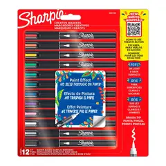SHARPIE - Set 12 Marcadores Acrylic Punta Pincel