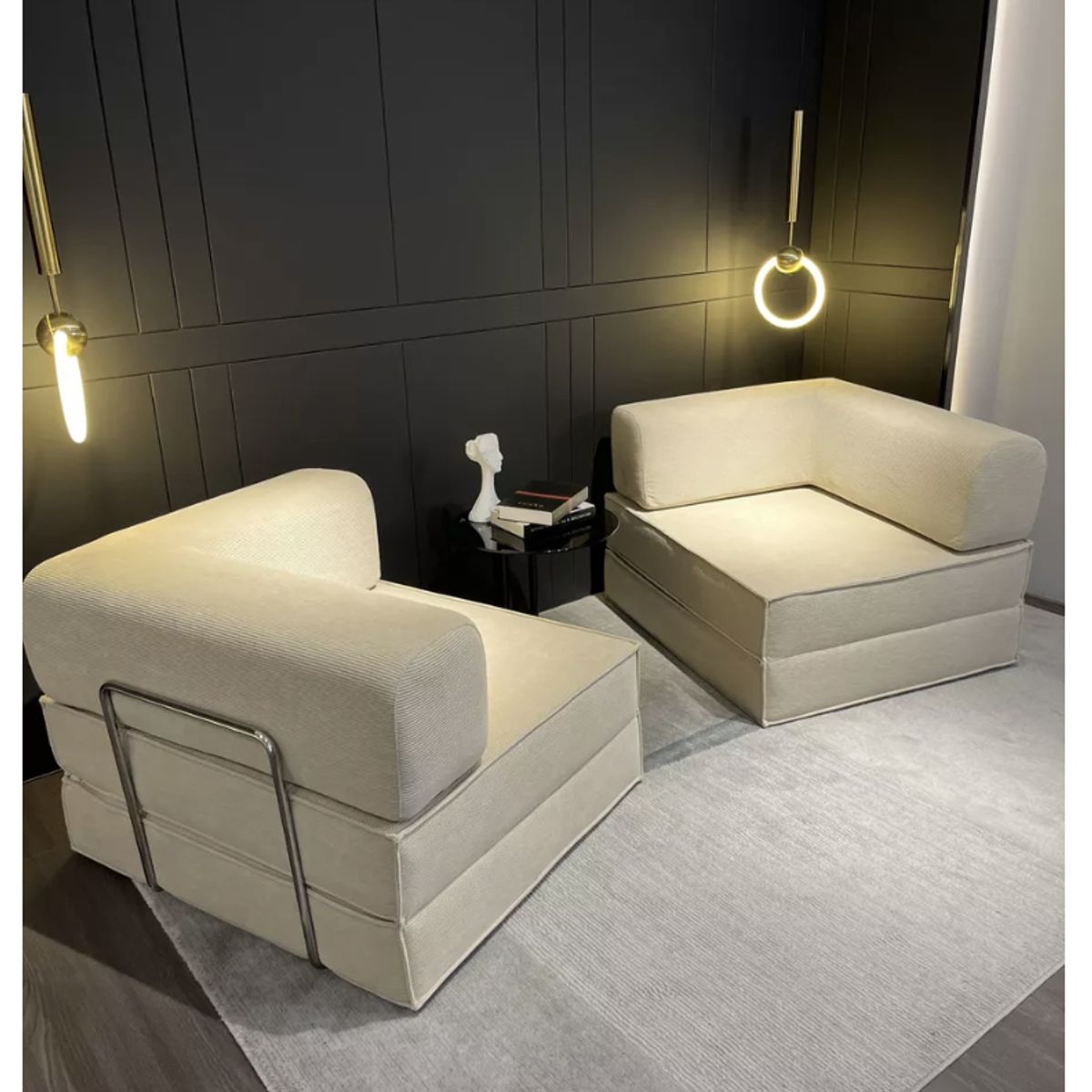 HOMER DESIGN - Sofa Modular Transformable 3 En 1 Sofa Cama Alta Elastidad-