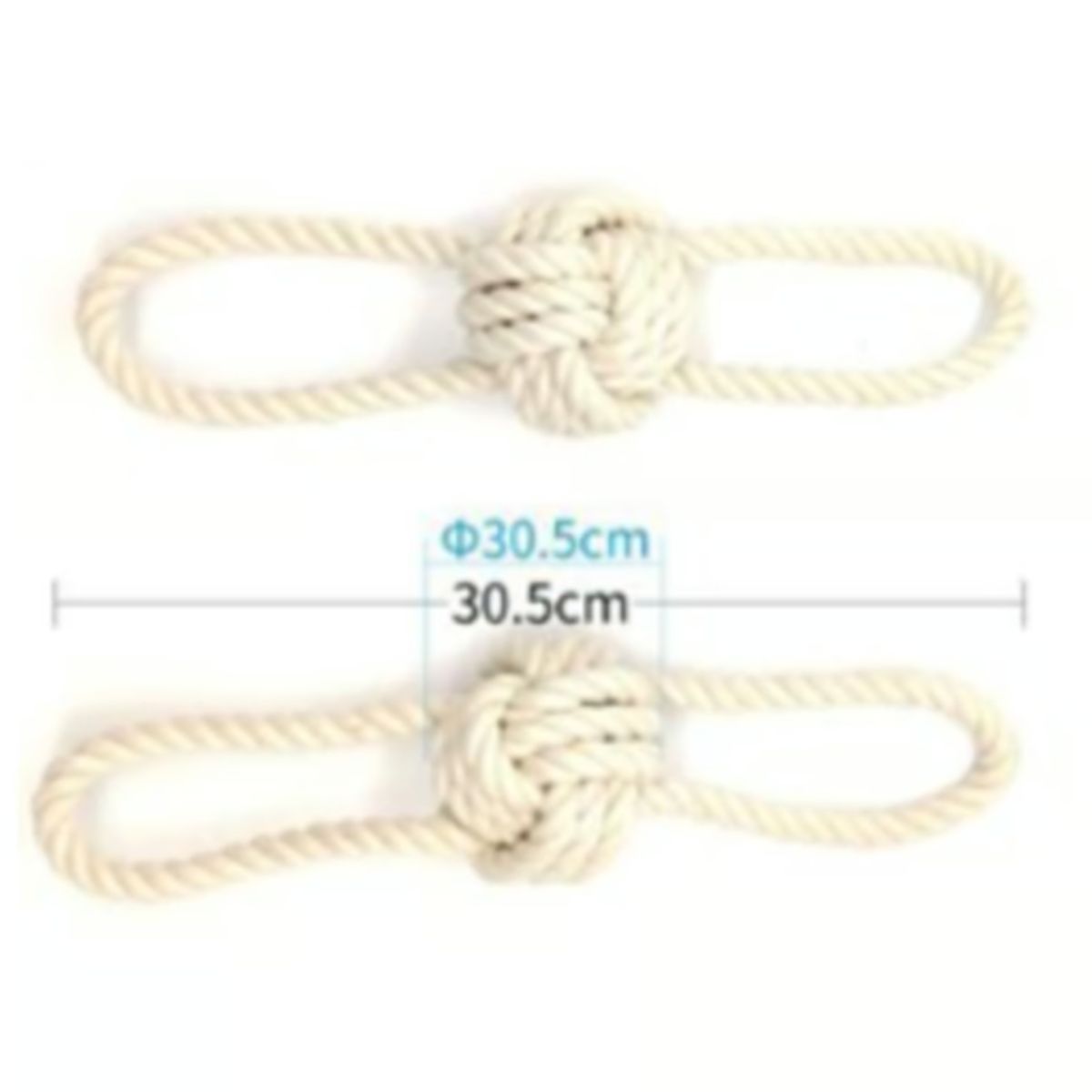 GENERICO - Juguete Para Perros Color Beige Amarre 30cm