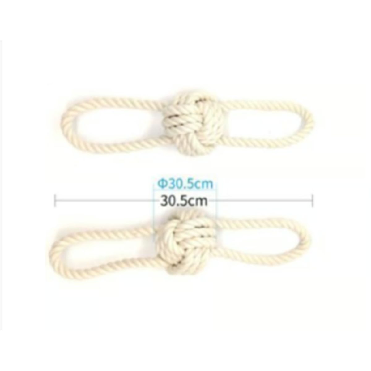 GENERICO - Juguete Para Perros Color Beige Amarre 30cm