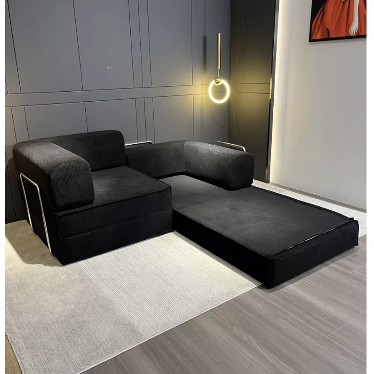 HOMER DESIGN - Sofa Modular Transformable 3 En 1 Sofa Cama Alta Elastidad