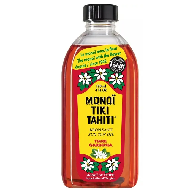 MONOI TIKI TAHITI - Monoi Tiki Tahiti Tiare Gardenia Bronzant Sun Tan Oil 120ml