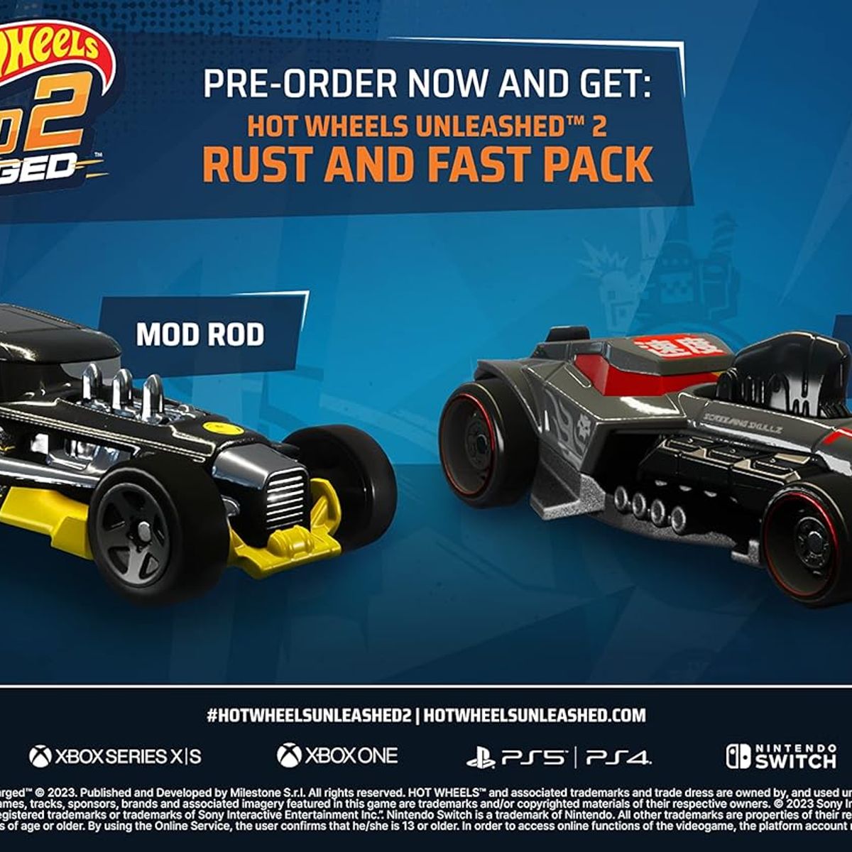 MILESTONE - Hot Wheels Unleashed Turbocharge 2 Standard Edition PS4 Fisico