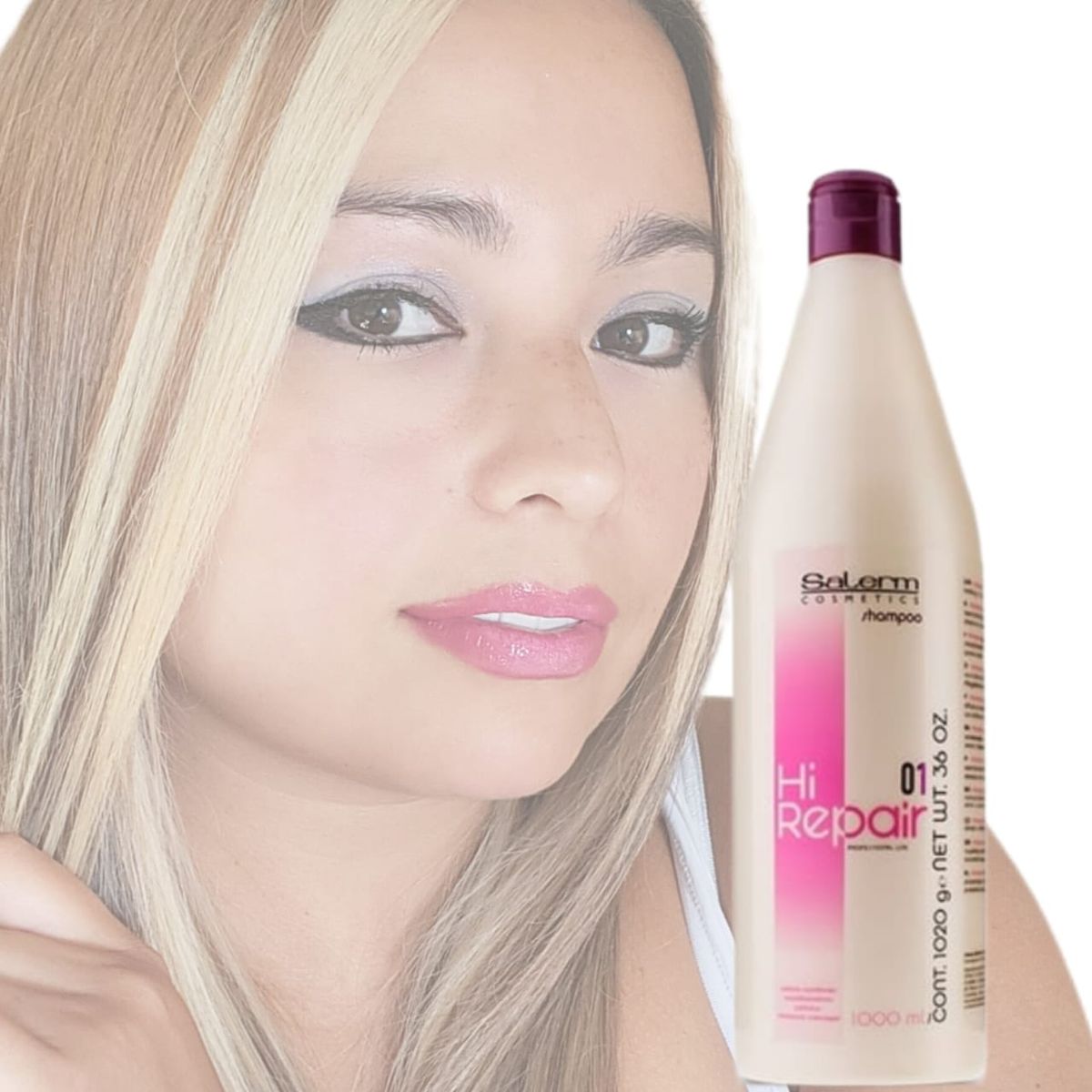 SALERM - Salerm Hi Repair Shampoo Profesional Reparador Intenso 1l