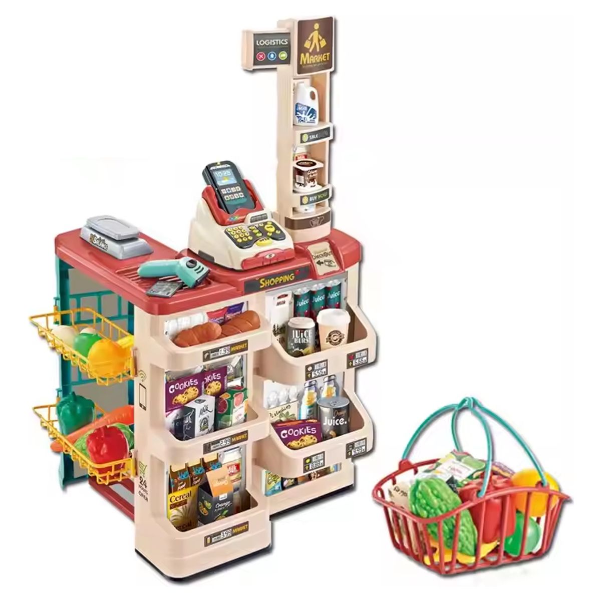 U BUY - Juego Roles Juguetes Para Niños Mini Supermercado Casero