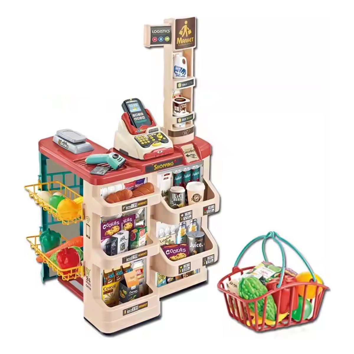 U BUY - Juego Roles Juguetes Para Niños Mini Supermercado Casero