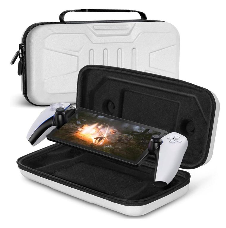 ACTUAL Bolso Funda Protectora Para Ps5 Portal Blanco