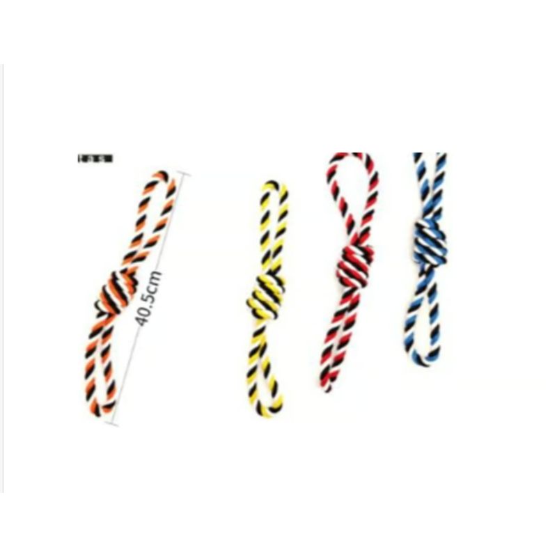 GENERICO - Juguete Para Perros Con Nudo Colores Surtidos 40cm
