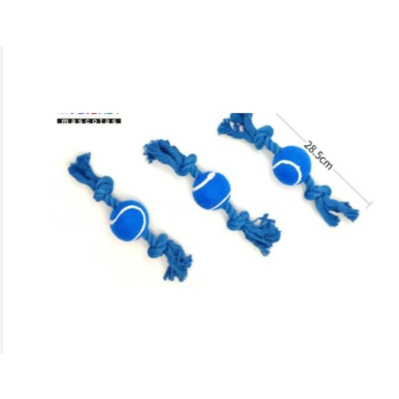 GENERICO - Juguete Para Perros Color Azul Con Pelota 28cm