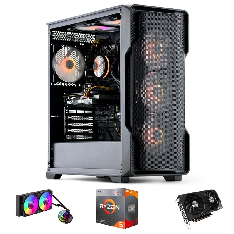HYPERPC - PC GAMER Siege AMD RYZEN 5 5600XT 32gb 1Tb RTX 3060 WiFi